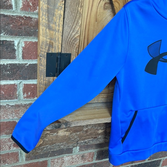 Youth Under Armour Blue Sweatshirt Hoodie - Picture 4 of 7